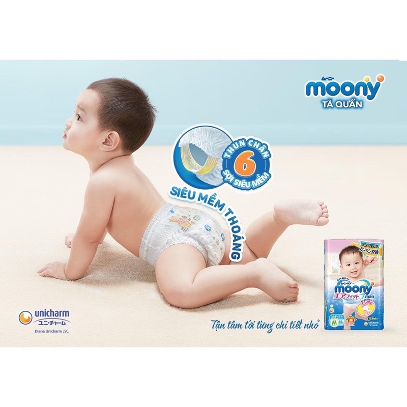 [MOONY] TÃ DÁN/QUẦN MOONY NHẬT ĐỦ SIZE NB90/ S84/ M64/ L54/ XL44/ M58/ L44/ XL38/ XXL26