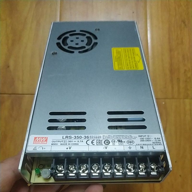 Nguồn Meanwell  36V-10A ; 36V-16.6A, 36V 9.7A 36V-12.5A, Meanwell SE-450-36 SE-600-36 NES-350-36. Hàng tháo máy.
