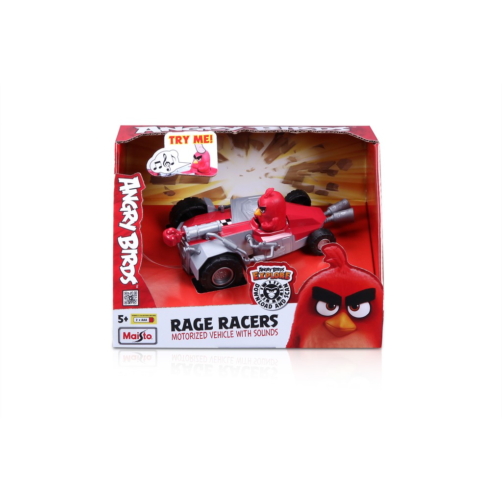 SIÊU XE TỐC ĐỘ CỦA ANH HÙNG RED và Cỗ Xe Pháo Binh Của Vua Lợn LEONARD. Angry Birds Rage Racers - Red