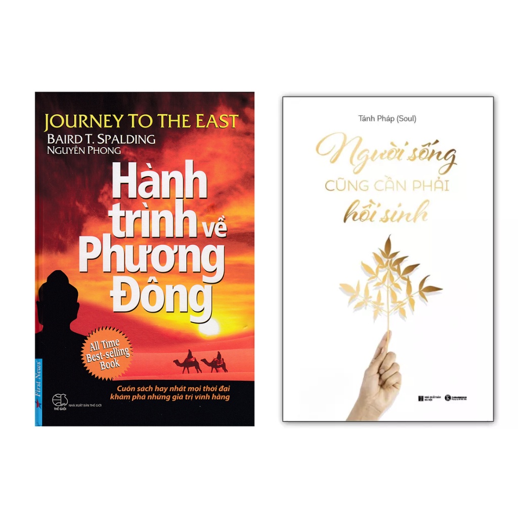 Sách Combo 2 cuốn :  Hành Trình Về Phương Đông fs + Sách - Người sống cũng cần phải hồi sinh th