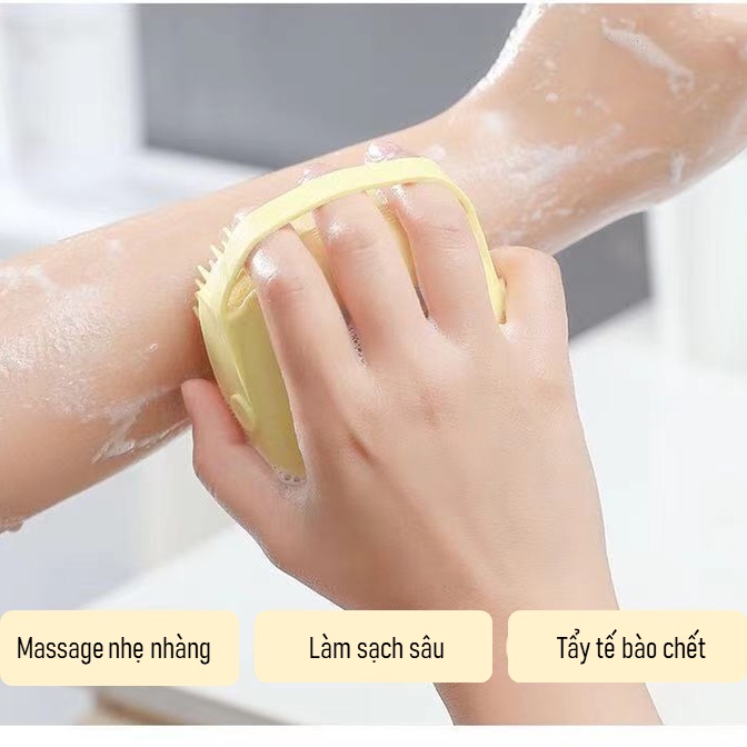 Cọ tắm massage làm sạch bụi bẩn tẩy da chết toàn thân tiện lợi