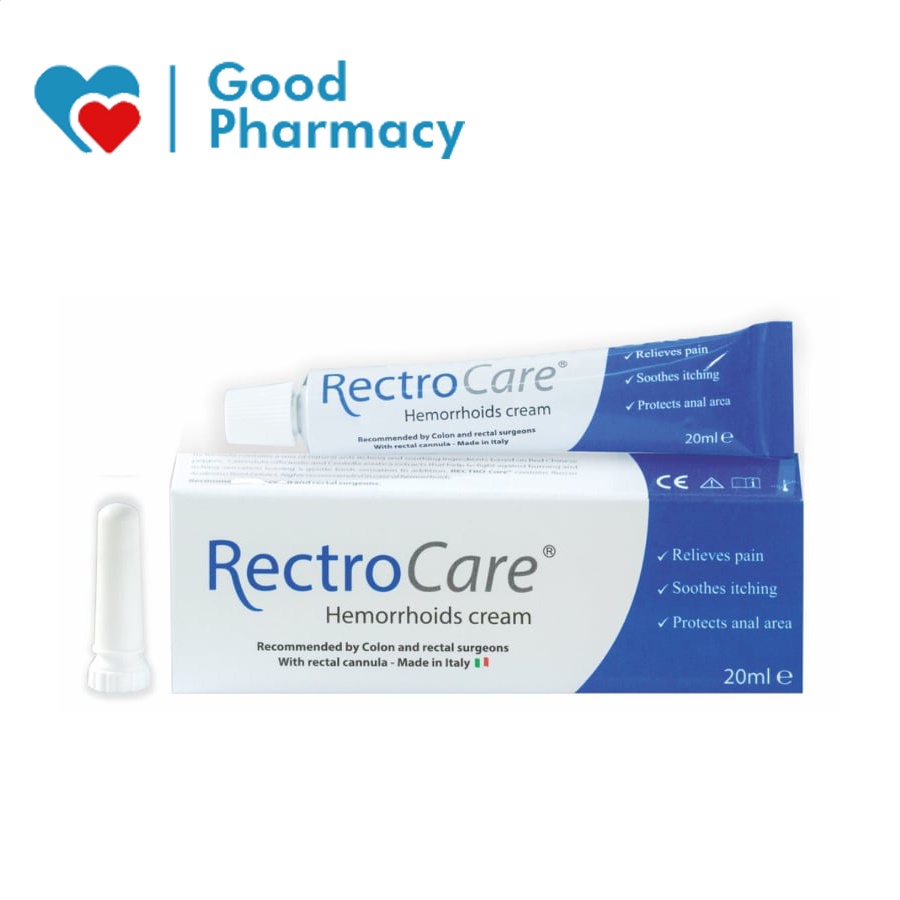 Gel bôi trĩ Rectrocare giúp giảm sưng, nóng rát, làm chắc thành mạch (Nhập khẩu Italia)