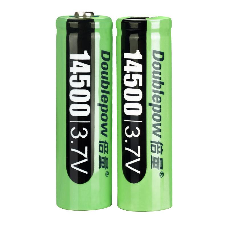 Pin Sạc 14500 3,7V Doublepow 3150mWh Lithium-ion pin dung lượng thực dùng cho đèn pin, laze, máy ảnh, quạt mini