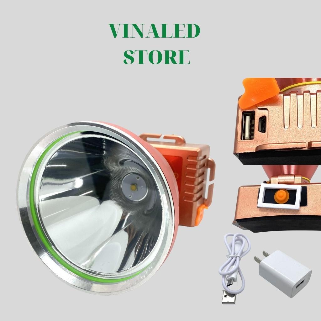 Đèn pin siêu sáng đèn đội đầu GPX H12 chiếu xa 500M chóa 10cm