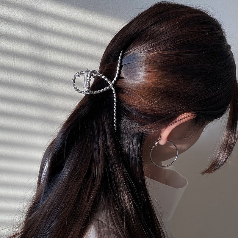 Kẹp Tóc Kim Loại Thanh Lịch Cho Nữ