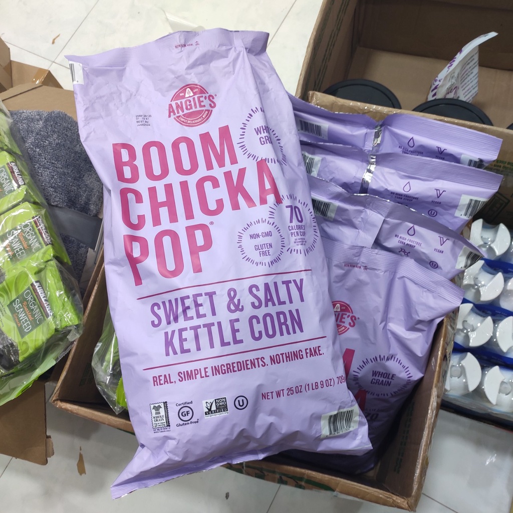 Bắp rang bơ Angie’s Boom Chicka Pop 709gr date 10/2022 - EDS Hàng Mỹ