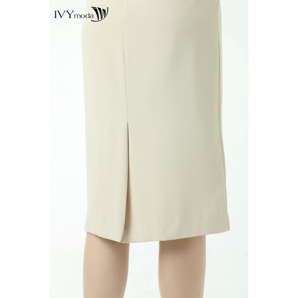 Đầm suông tay bồng IVY moda MS 48M7383