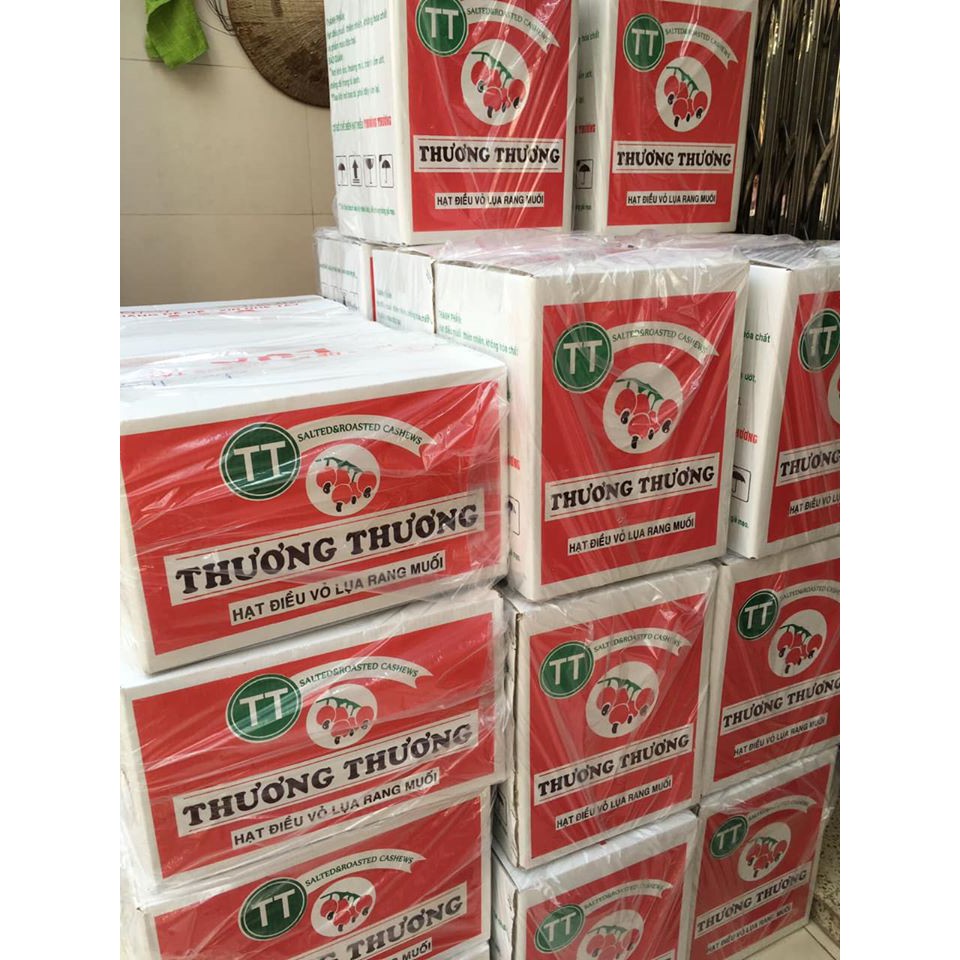 Hạt điều vỏ lụa A cồ rang muối Thương Thương