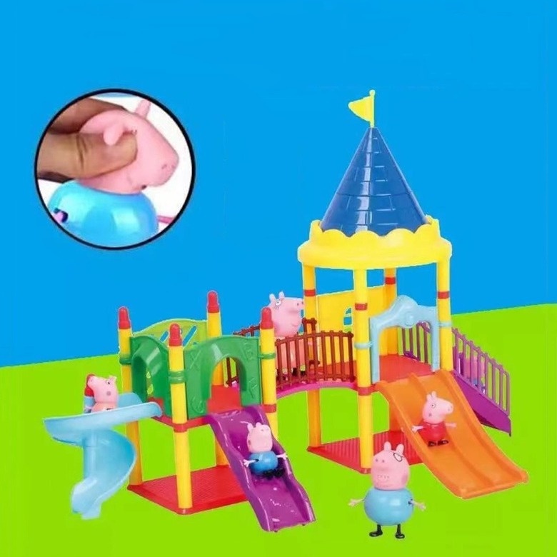 Bộ Đồ Chơi Mô Hình Gia Đình Heo Peppa Xinh Xắn Dành Cho Các Bé