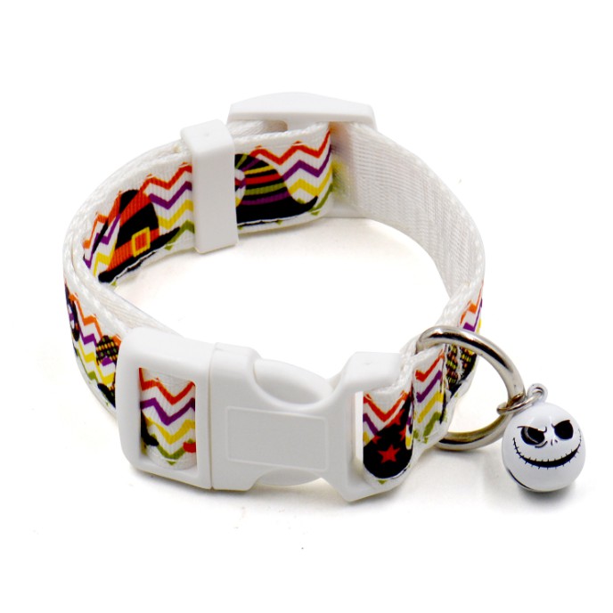 Vòng cổ chó mèo/ thú cưng họa tiết Halloween hóa trang - Pet Halloween collar