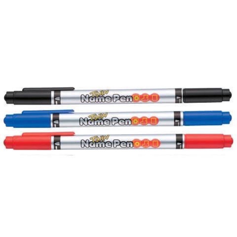 Bút lông dầu Monami Twin name pen