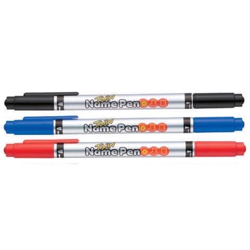 Bút lông dầu Monami Twin name pen