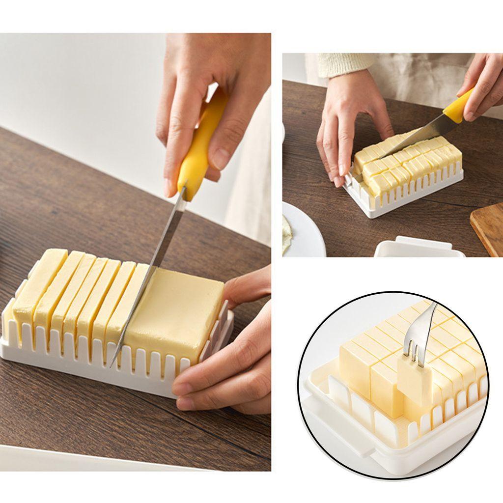 1 Đĩa Đựng Bơ Phô Mai / Phô Mai Kèm Nắp Đậy Tiện Dụng
