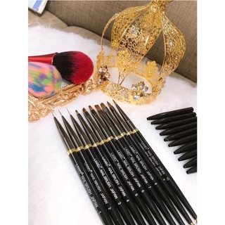 Sét cọ nhật vẽ móng, bộ cọ 10 cây lawei nhật bản - nail brush japan