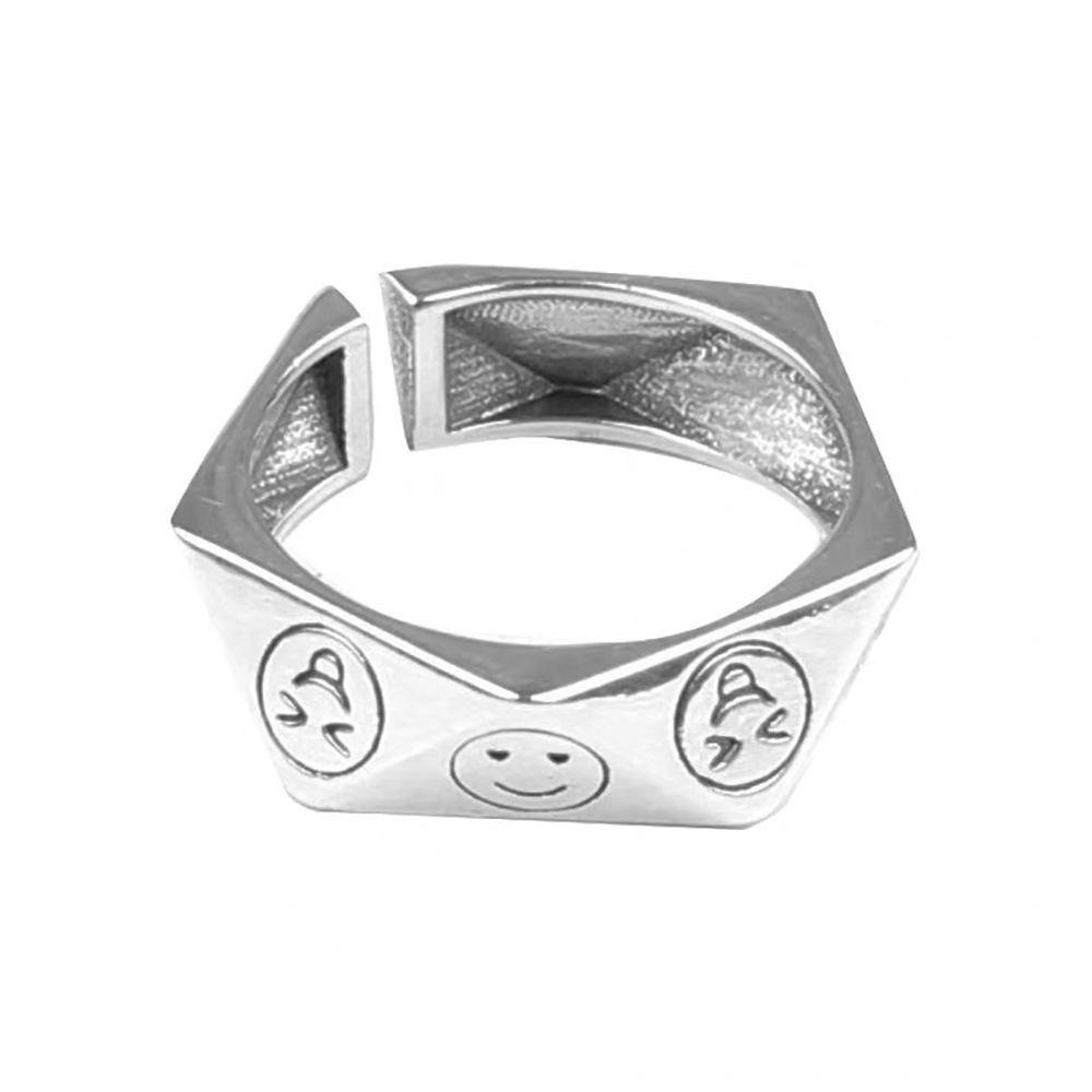 Nhẫn Đồng Hình Gấu Mặt Cười Dễ Thương Sáng Tạo Cho Nữ