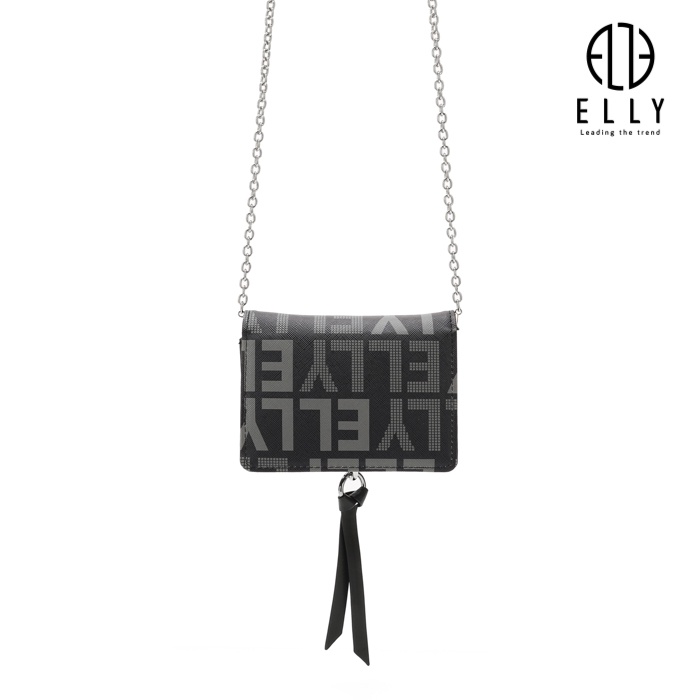 Ví da nữ thời trang ELLY đen, trắng, nâu , phong cách trẻ trung hiện đại bảo hành 3 tháng. Mã EVH87
