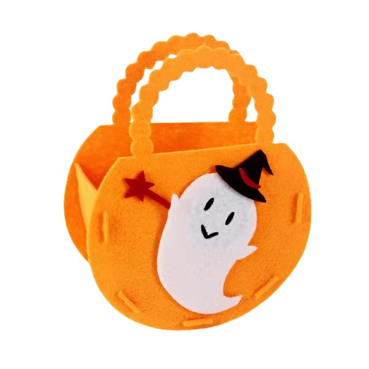 Túi Đựng Kẹo Halloween Hình Bí Ngô Cho Bé