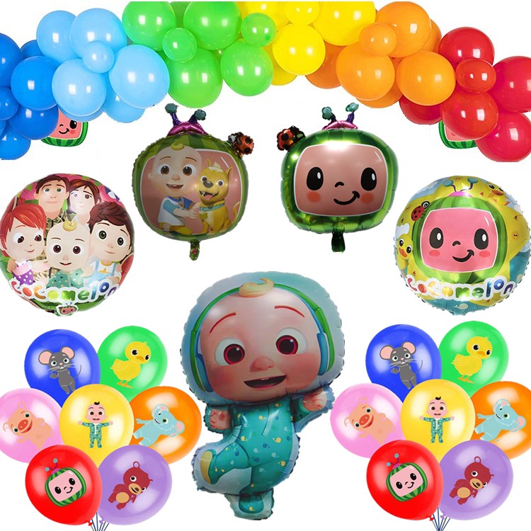 Bong bóng trang trí tiệc sinh nhật chủ đề hoạt hình jojo cho bé