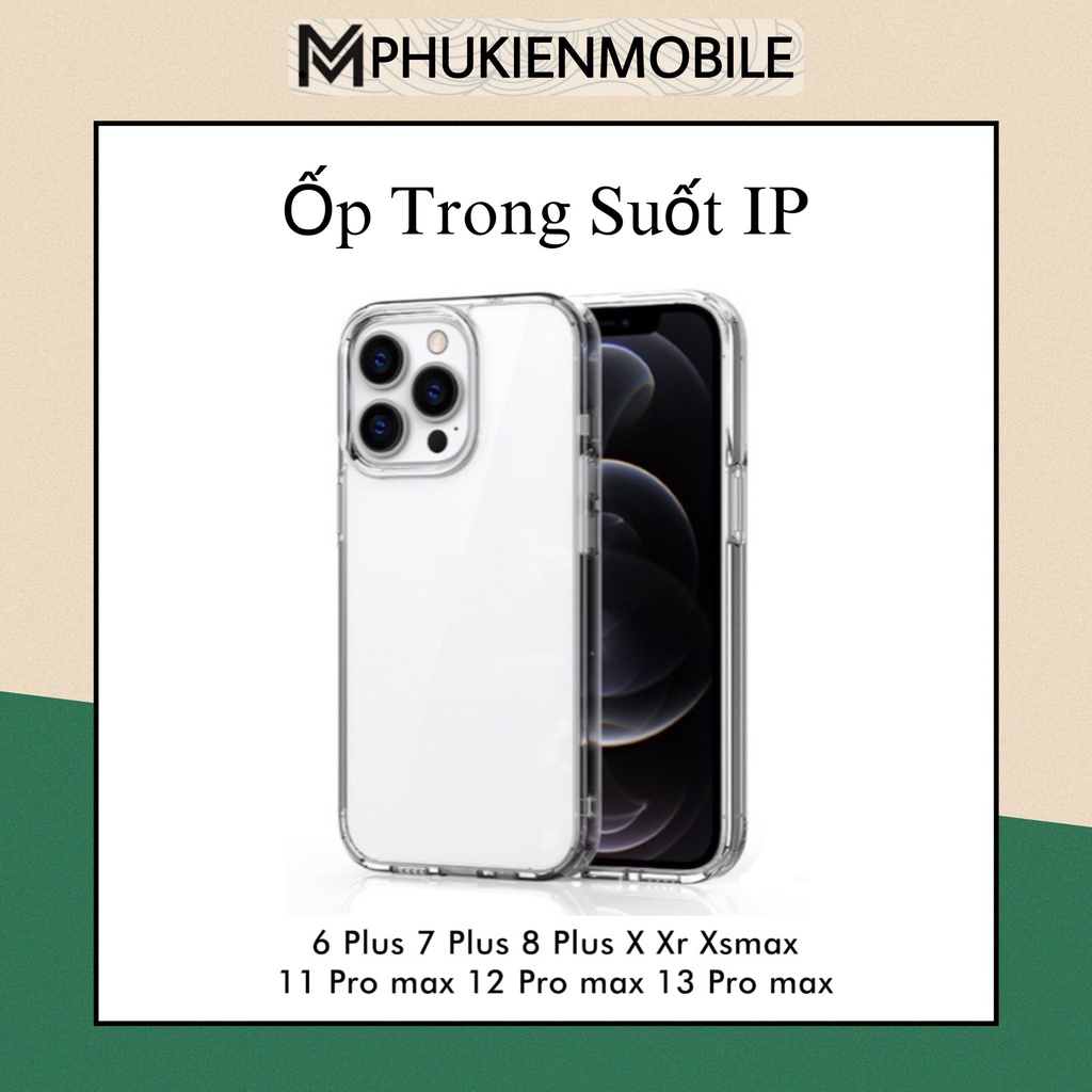 ỐP TRONG SUỐT IP - CHỐNG Ố - CHỐNG TRẦY - CHỐNG VA ĐẬP - ĐỦ CÁC DÒNG I