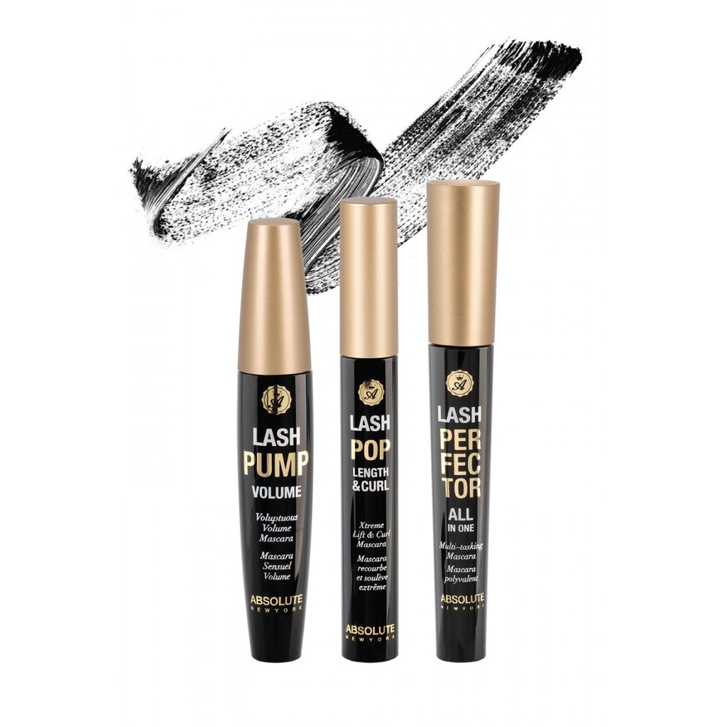 Mascara Làm Dày Và Cong Mi Absolute New York Lash Pump Volume ALM01 5g