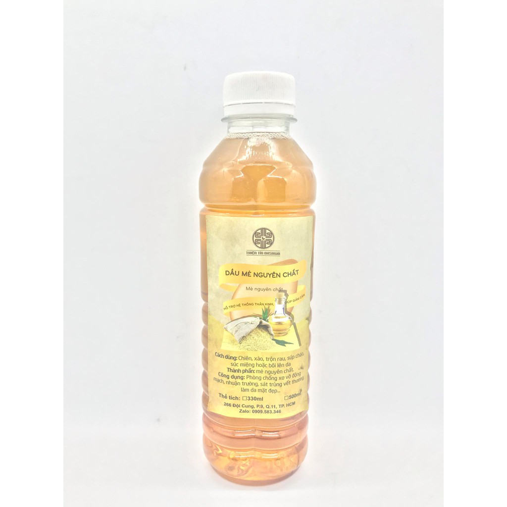 Dầu Mè Đen Nguyên Chất 330ml