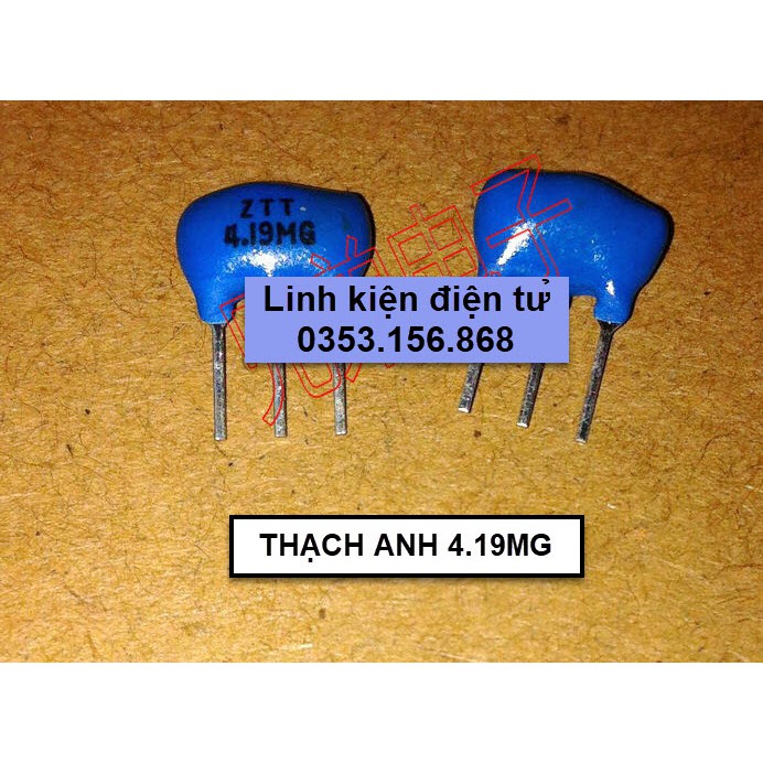 Linh kiện THẠCH ANH 3 CHÂN 4.19MHZ 4.19M