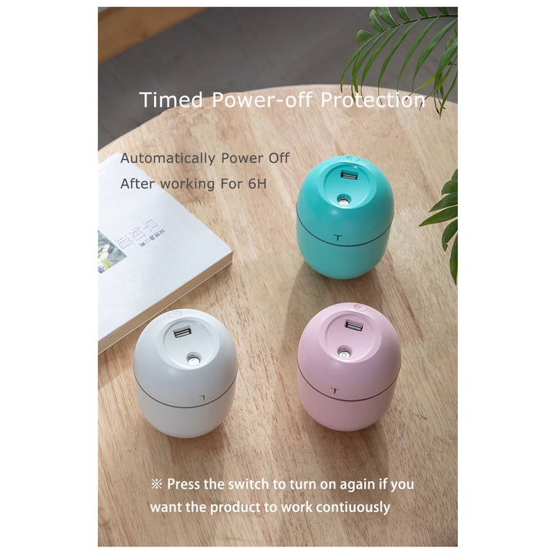Máy Xông Tinh Dầu Mini Phun Sương Khuếch Tán Tinh Dầu Dùng Cho Phòng Ngủ Và Trong Xe Hơi