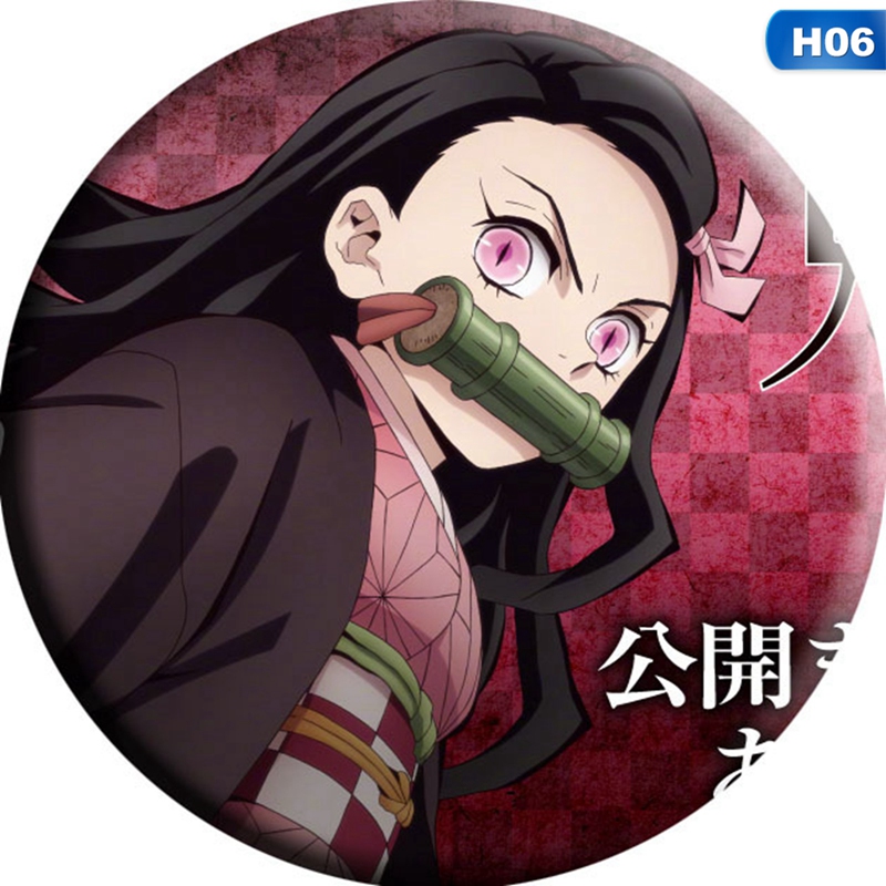 flowersqueen Huy Hiệu Cài Áo Họa Tiết Nhân Vật Anime Độc Đáo