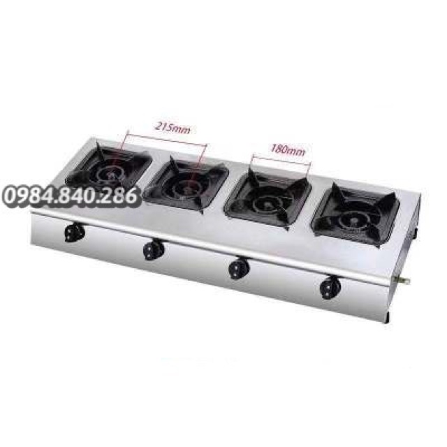 Bếp gas 4 họng - Bếp ga 4 cửa nấu mỳ cay, cơm niêu