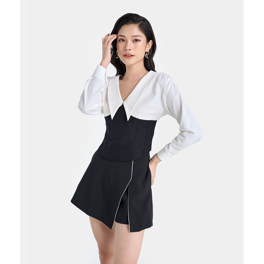 Váy Quần Thời Trang Nữ HNOSS Đắp Chéo HNVLU019