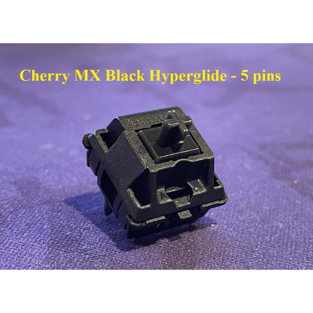Switch Cherry MX Black Hyperglide 5 pin dùng cho bàn phím cơ