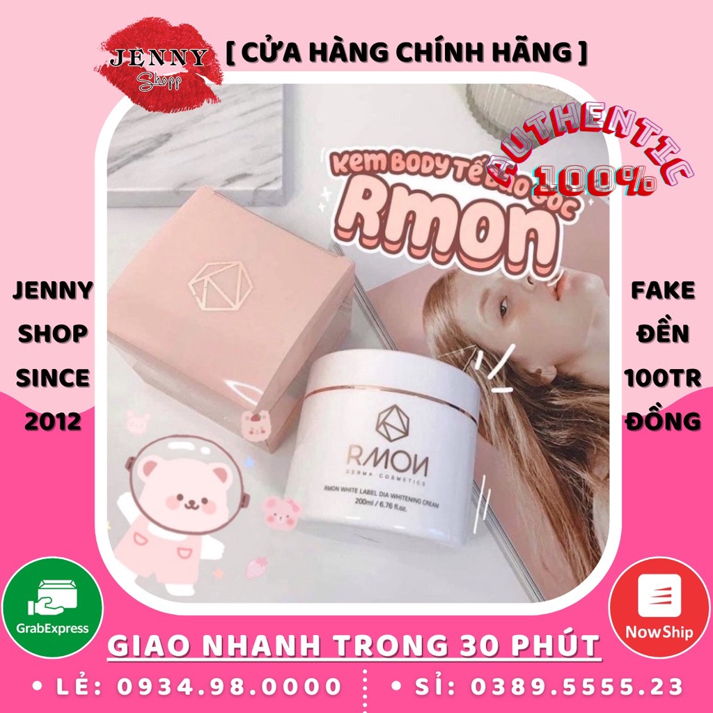 Kem Dưỡng Trắng Body Tế Bào Gốc Rmon White Label Dia Whitening Cream