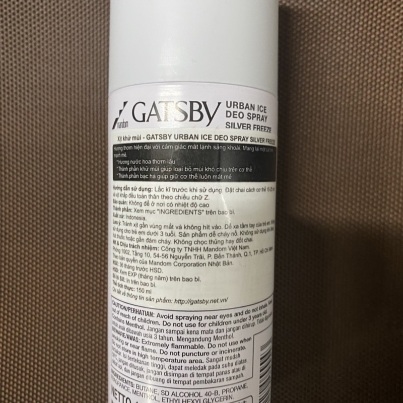 Xịt khử mùi cơ thể Gatsby Ice Deo mát lạnh mùi hương đa dạng lưu hương lâu dọn kho thanh lý giá shock | BigBuy360 - bigbuy360.vn