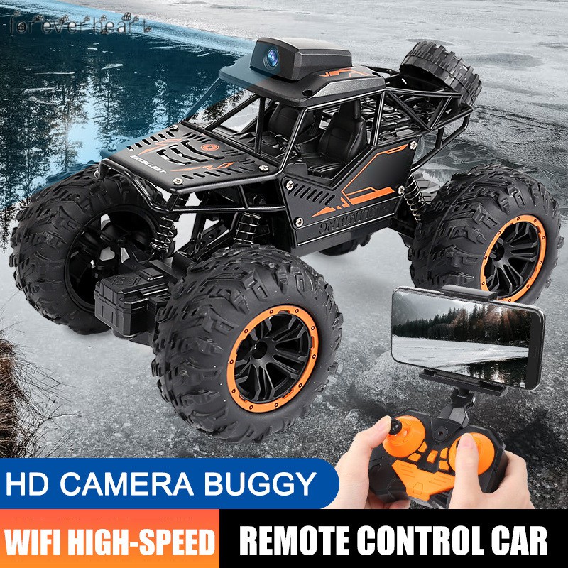 ♬♪♬ Rc Xe Hơi Địa Hình Điều Khiển Từ Xa 2.4g Có camera Kèm Phụ Kiện
