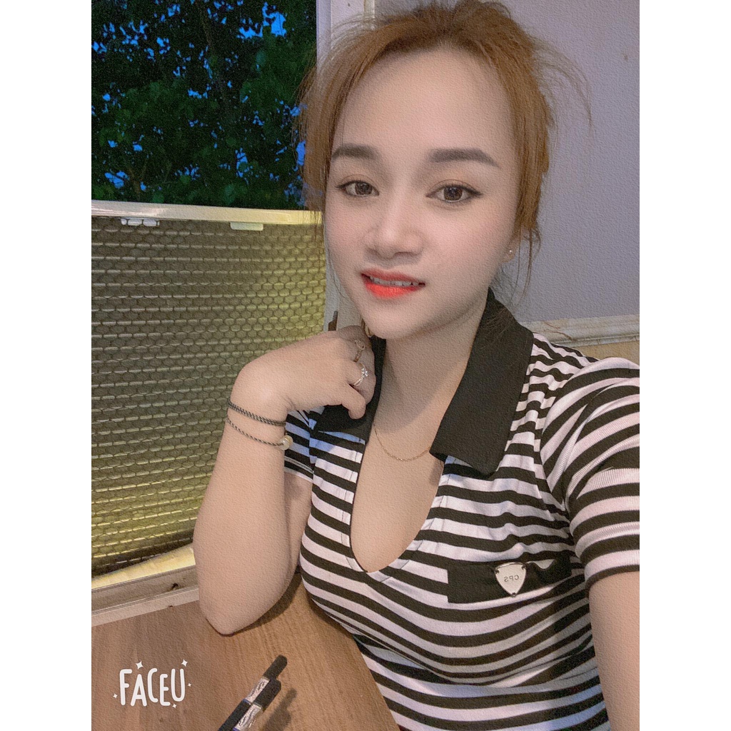 Áo Thun Cổ Tim - "Cổ Bẻ" | BigBuy360 - bigbuy360.vn