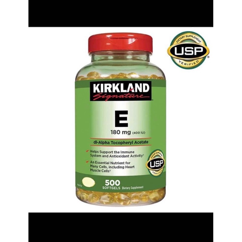 VITAMIN E KIRKLAND 500 Viên (Hàng Air - Có Bill)