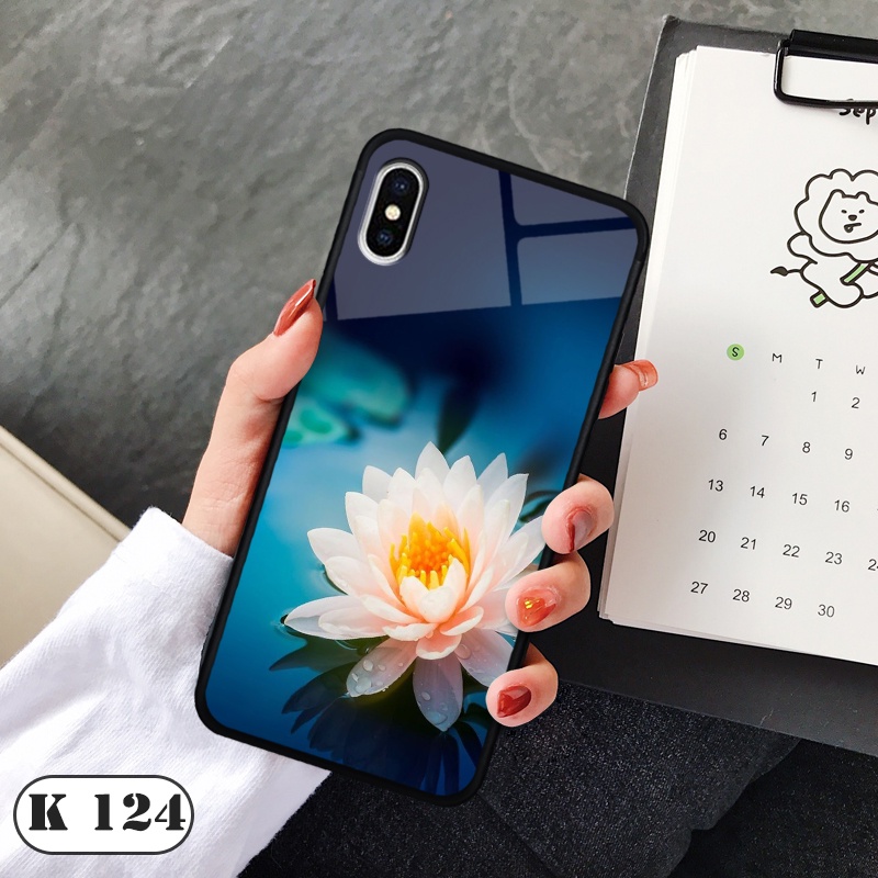 Ốp lưng Iphone Xs - Lưng kính cường lực