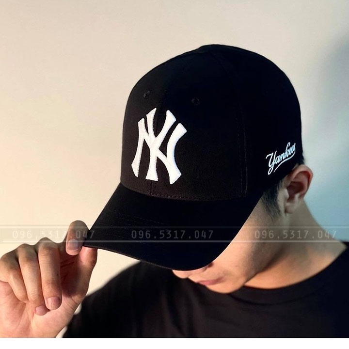 Mũ Nón Kết NY MLB LA Hàng Xuất Xịn, Chất Vải Poly Cotton Thắm Hút Mồ Hôi, Nón Mũ MLB NY Logo Thêu Nổi
