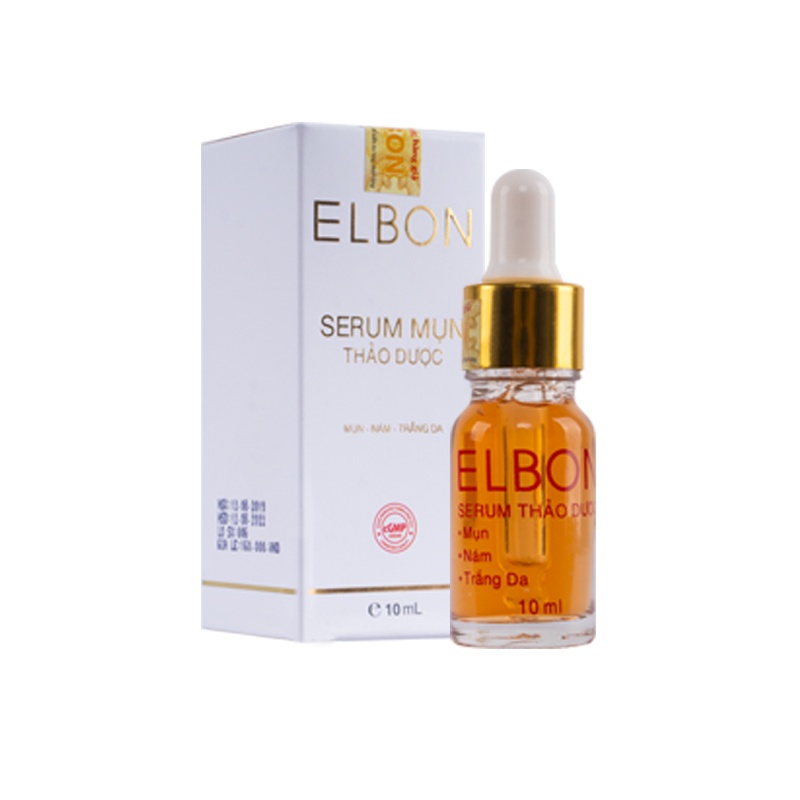 Serum Mụn Thảo Dược Elbon - Cấp Ẩm, Căng Bóng Và Trắng Da, Sạch Mụn Vượt Trội