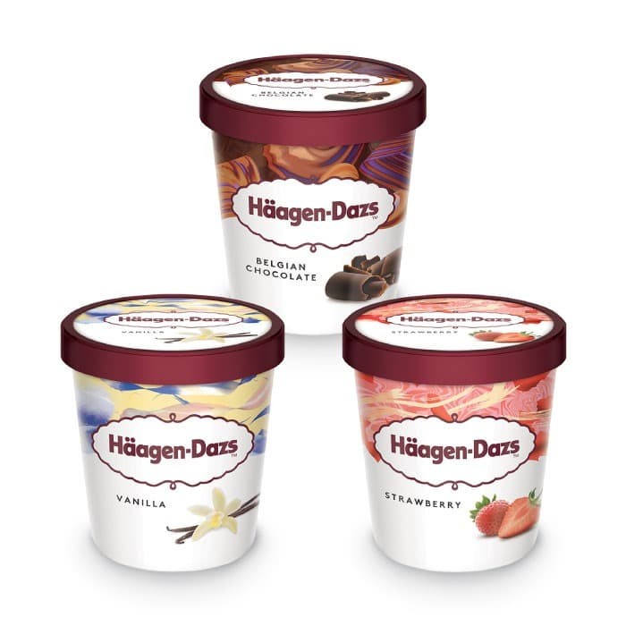 Kem Haagen Dazs nhiều vị 473ml