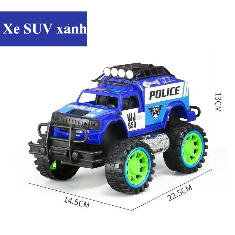 Ô tô đồ chơi địa hình, xe quán tính nhiều màu sắc, đồ chơi cho bé