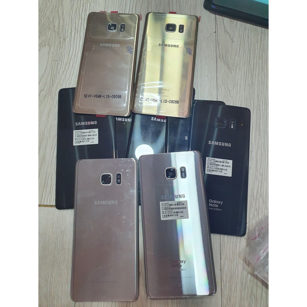 Kính lưng note 7/notefe- n935/note 5 zin bóc máy-new-N920/nắp lưng/vỏ