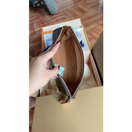 Túi xách Lv pochette sz 23 chất da bò sẵn ship