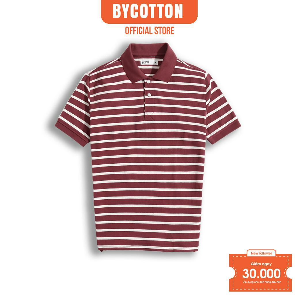 Áo Thun Nam Cao Cấp Polo Single Đỏ Đô P230306 BY COTTON