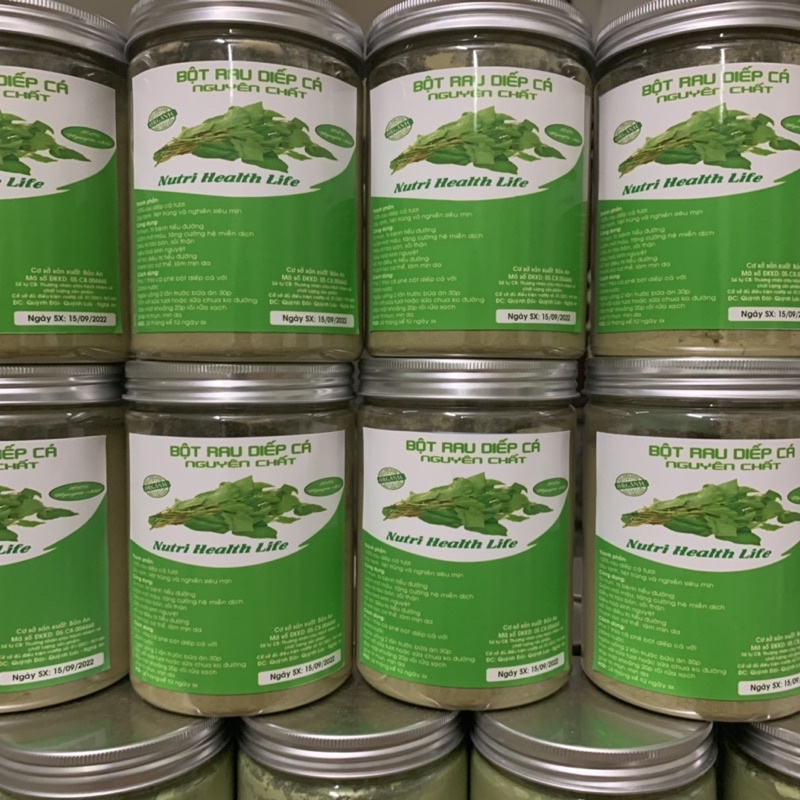 Bột diếp cá hộp 250g mát gan chống lão hoá