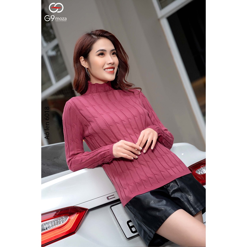 Áo len cô cao G9moza 6018 với chất liệu Được làm từ chất len cao cấp, mềm - nhẹ, g