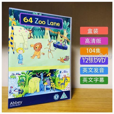 Đĩa Dvd Zoo Lane Animal Zoo 64 104 Tiếng Anh Chất Lượng Cao