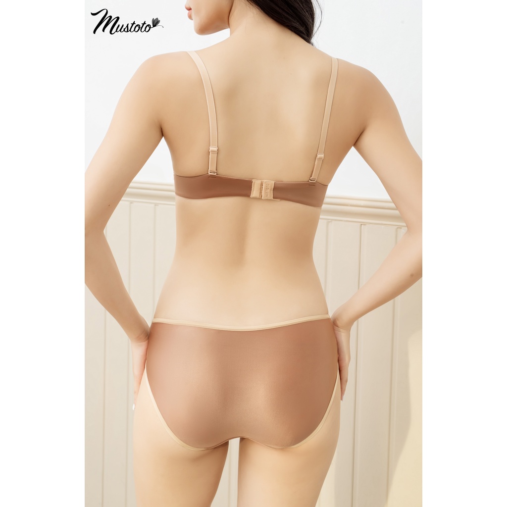 Áo Lót Nữ Kaia Mút Mỏng Không Gọng Nâng Ngực Siêu Thoải Mái Thoáng Mát (Mustoto MA36 Da Đậm)