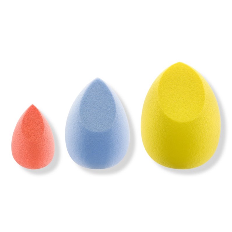 Real Techniques - Bộ 3 Mút Trang Điểm Reall Techniques Eletric Love Stunner Sponge Trio