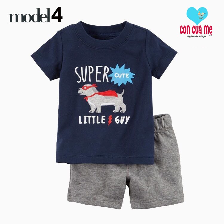 Bộ quần áo Carter bé trai xuất xịn sz 6-24 tháng